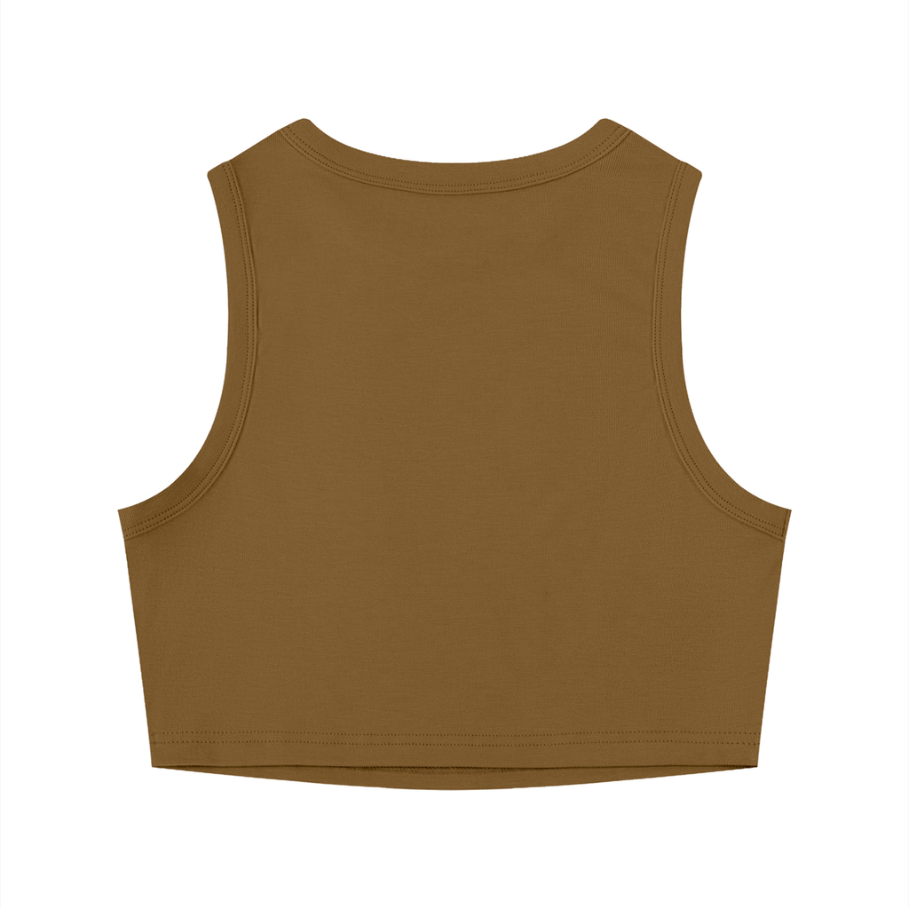 Don't judge what you can't see - Women's Tight Crewneck Crop Tank Top