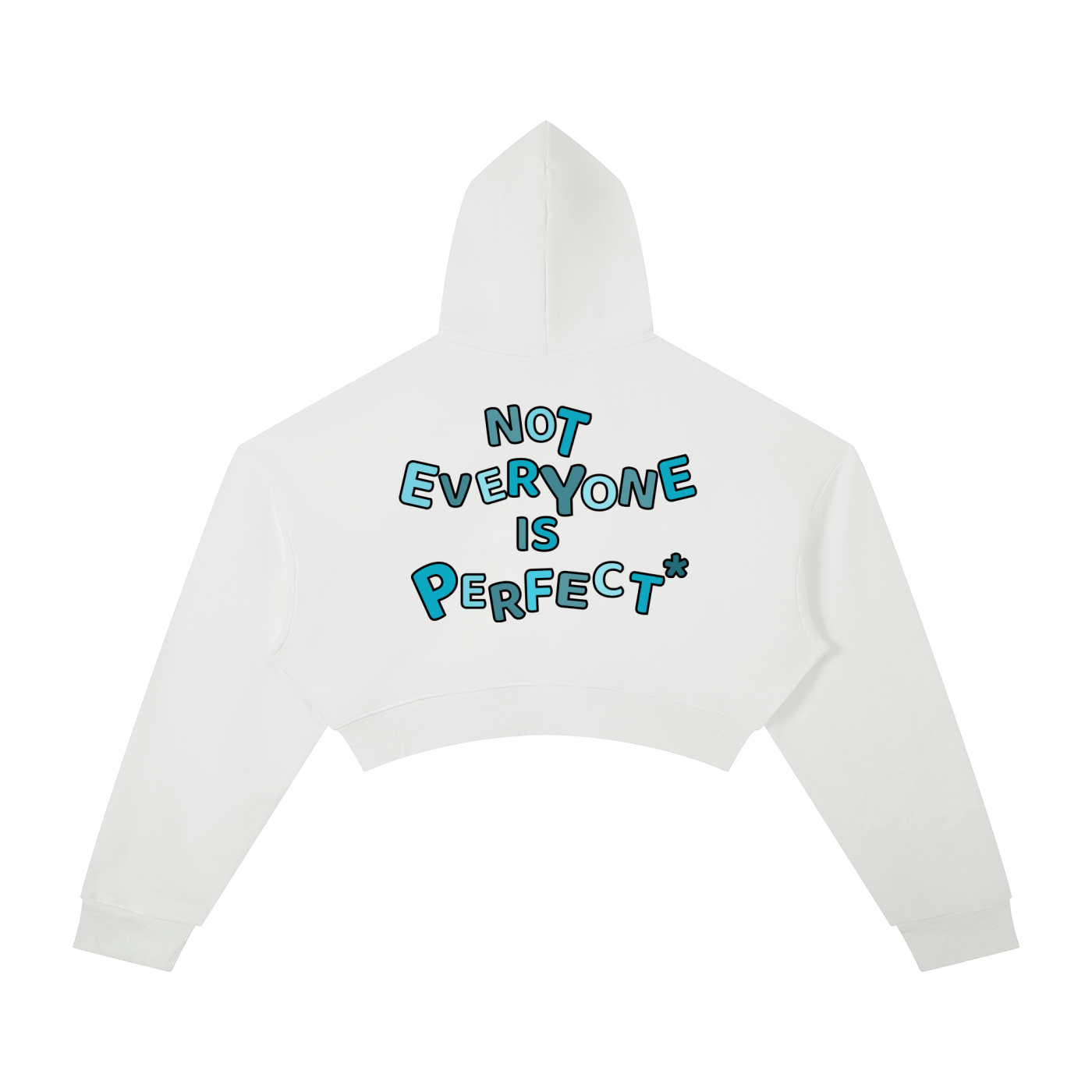 Not everyone is perfect - Essential Cropped Hoodie