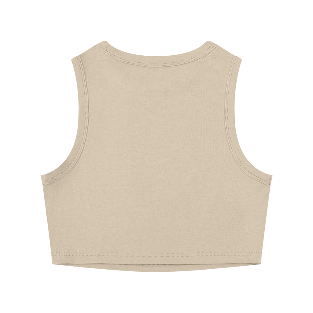 Don't judge what you can't see - Women's Tight Crewneck Crop Tank Top