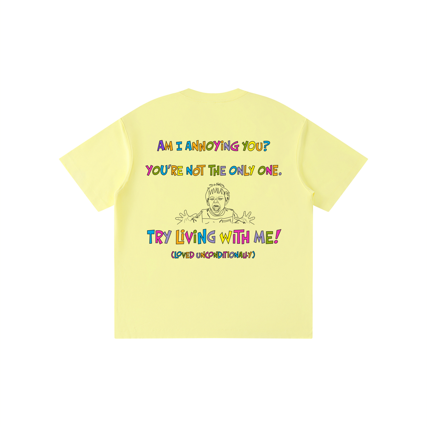 Am I annoying? Boys  Solid Crewneck - T-shirt.