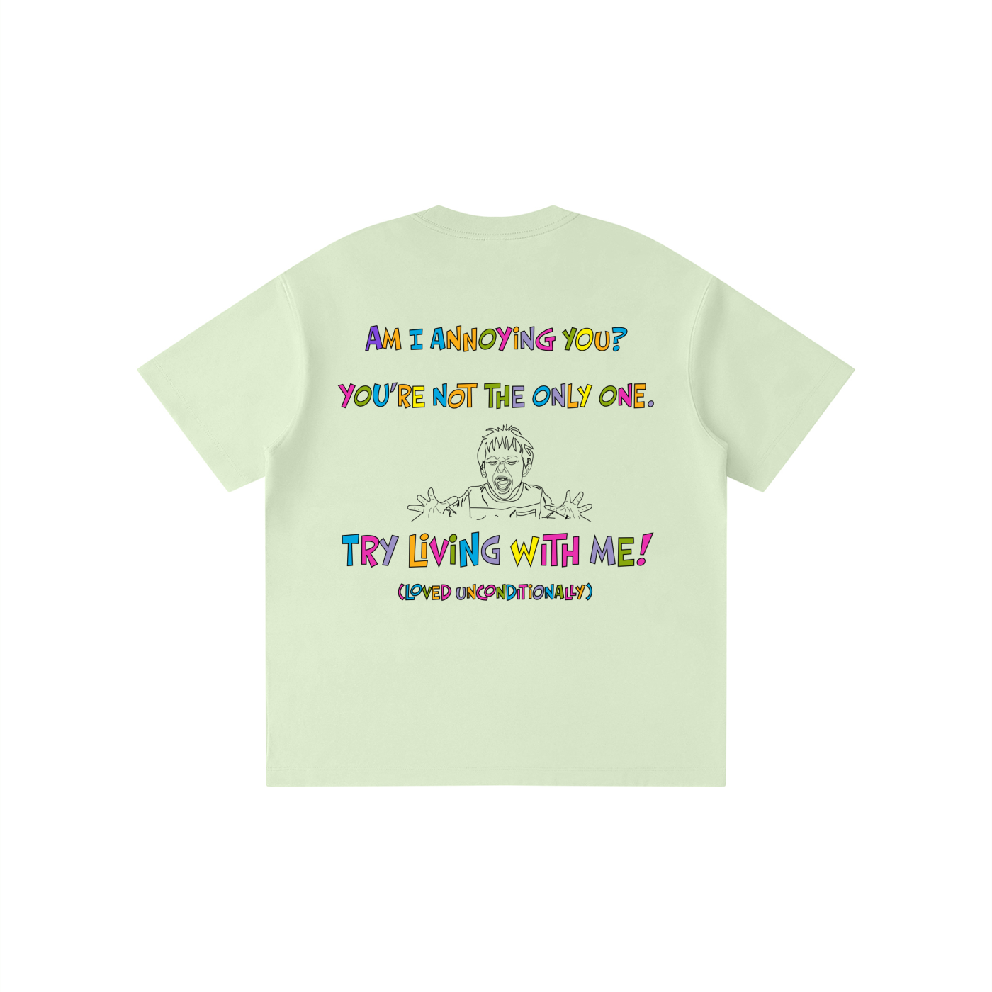 Am I annoying? Boys  Solid Crewneck - T-shirt.