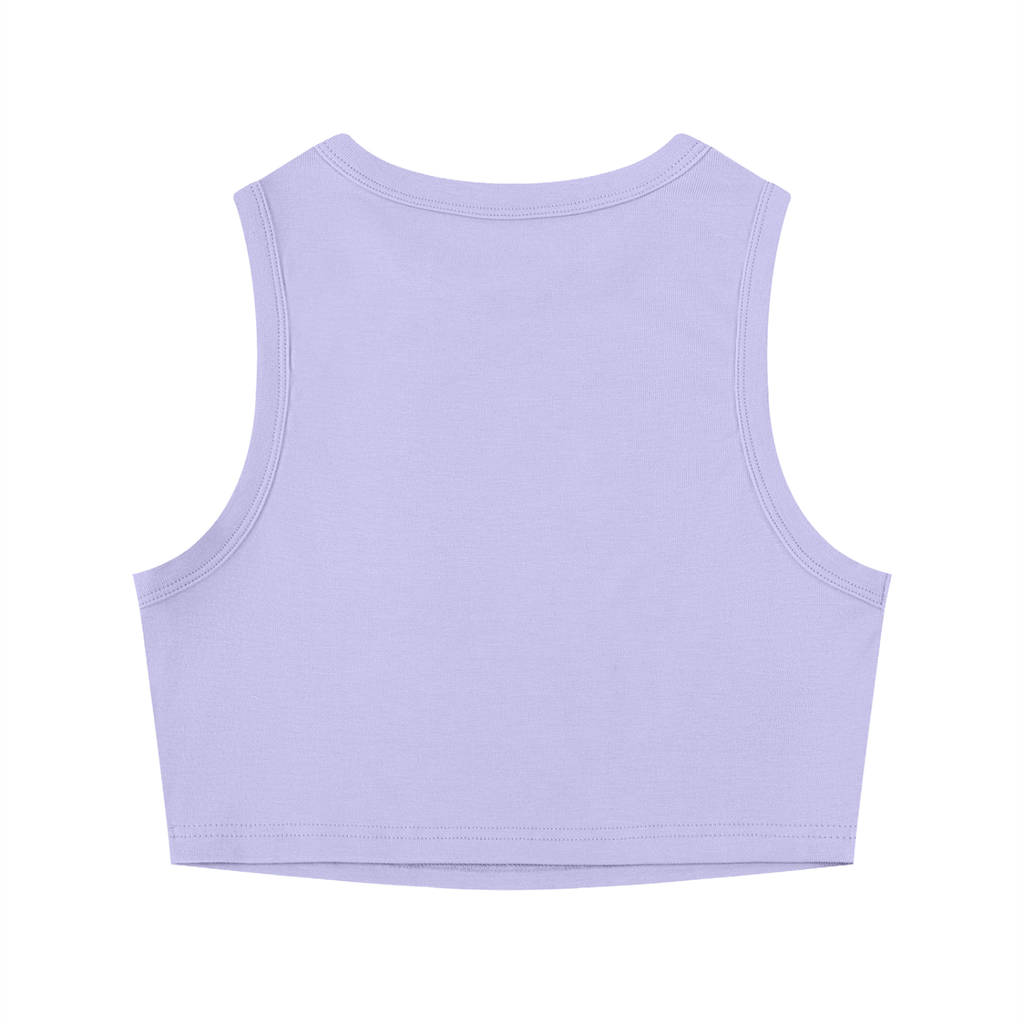 Don't judge what you can't see - Women's Tight Crewneck Crop Tank Top