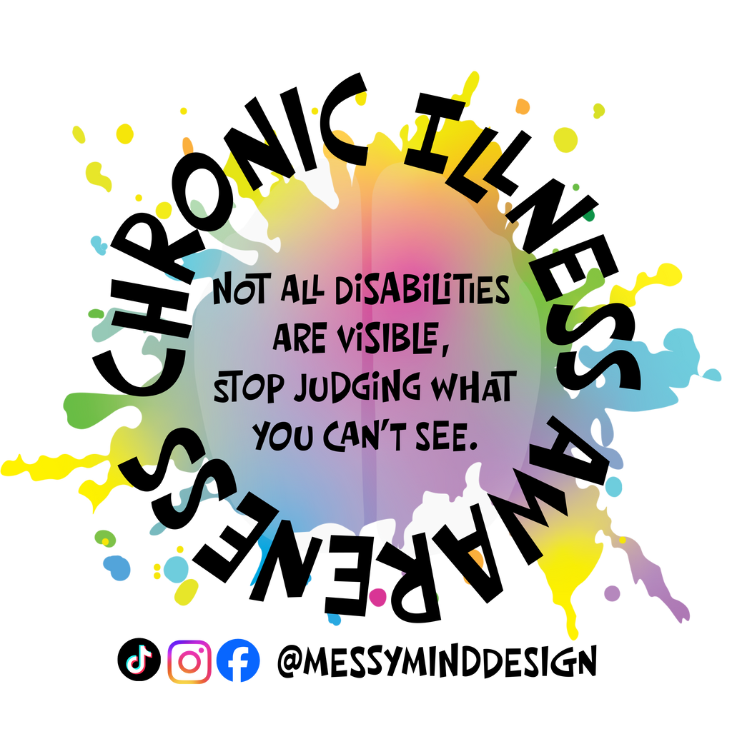Chronic illness awareness - Car vinyl sticker
