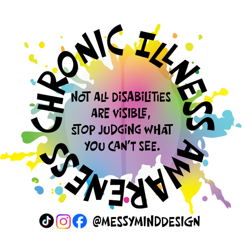 Chronic illness awareness - Car vinyl sticker