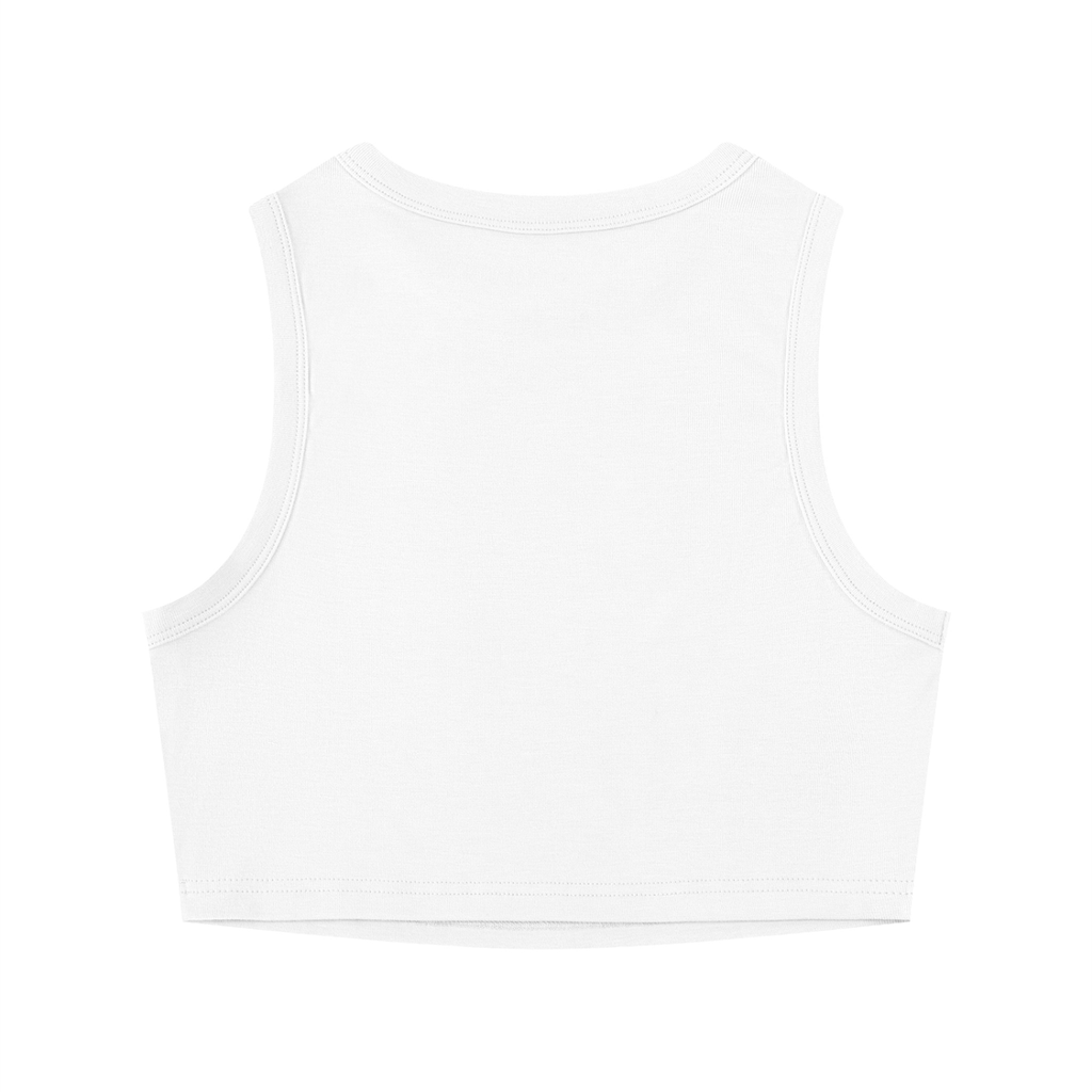 Don't judge what you can't see - Women's Tight Crewneck Crop Tank Top