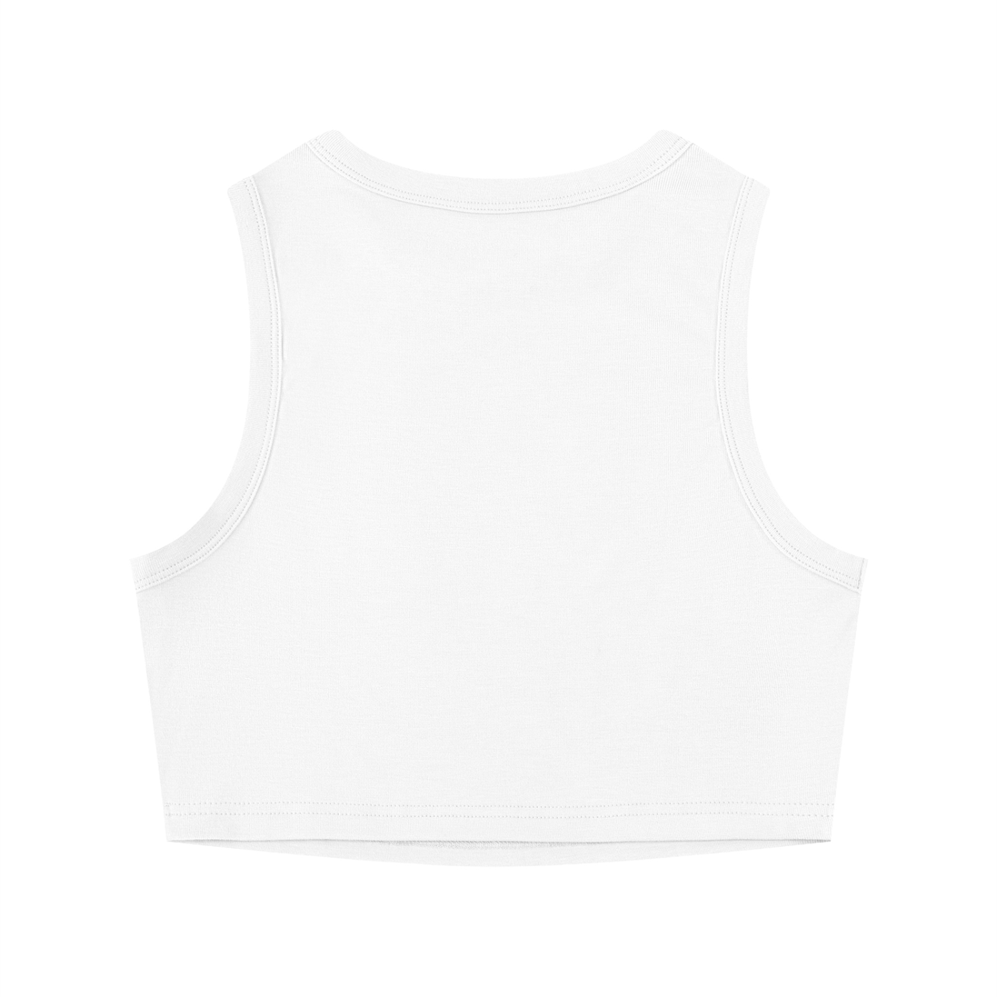 Don't judge what you can't see - Women's Tight Crewneck Crop Tank Top