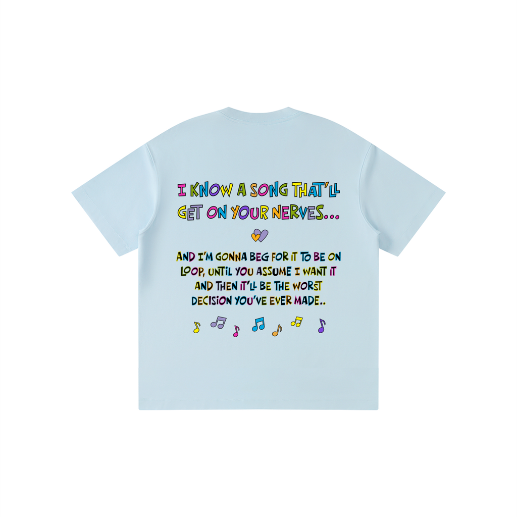 I know a song that'll get on your nerves -Kid’s Solid Crewneck T-Shirt