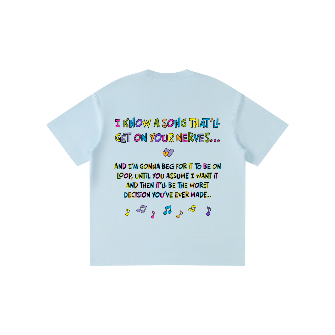 I know a song that'll get on your nerves -Kid’s Solid Crewneck T-Shirt