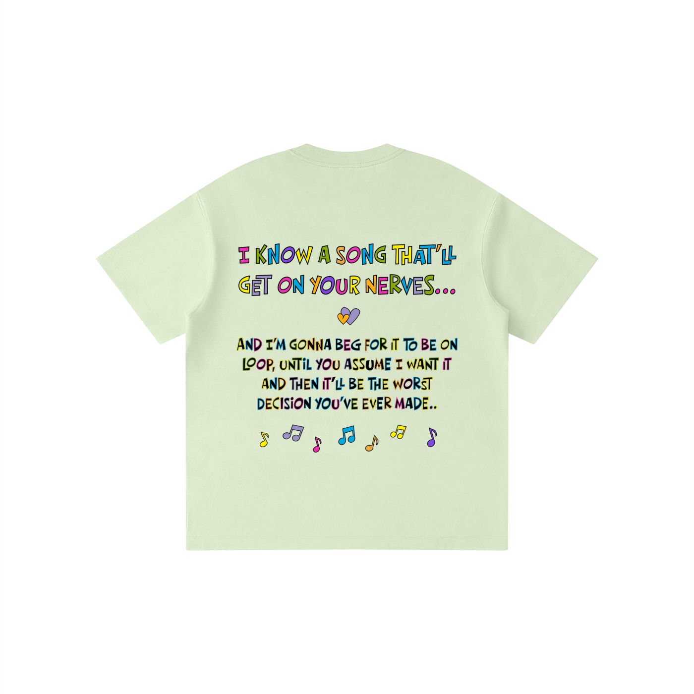 I know a song that'll get on your nerves -Kid’s Solid Crewneck T-Shirt