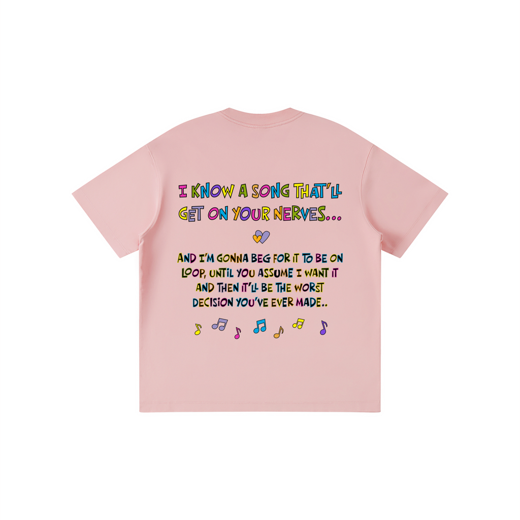 I know a song that'll get on your nerves -Kid’s Solid Crewneck T-Shirt